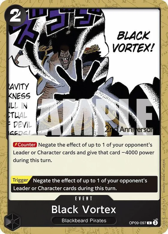 Tourbillon noir op9-097 – OP09 – Emperors in the New World: 2nd Anniversary Tournament Cards