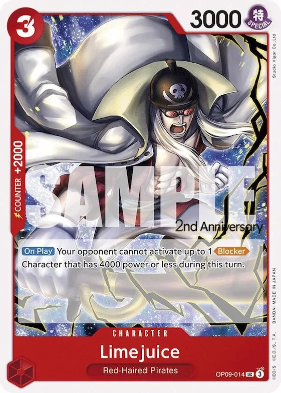 Limejuice #op9-014 – Emperors in the New World: 2nd Anniversary Tournament Cards
