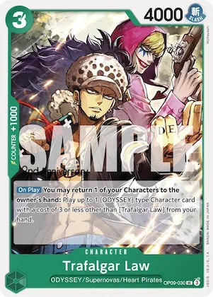 Trafalgar Law op9-030 – OP09 – Emperors in the New World: 2nd Anniversary Tournament Cards