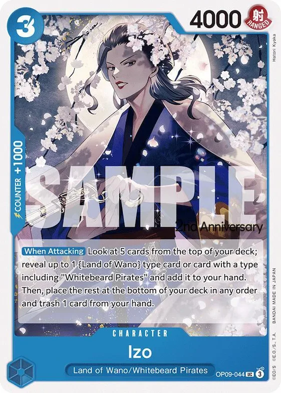 Izo op9-044 – OP09 – Emperors in the New World: 2nd Anniversary Tournament Cards