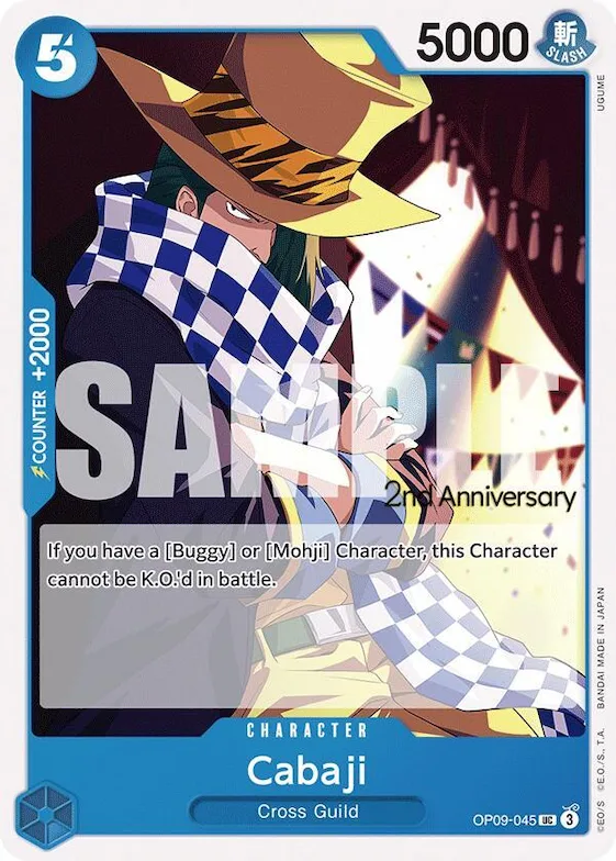 Cabaji op9-045 – OP09 – Emperors in the New World: 2nd Anniversary Tournament Cards