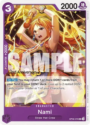 Nami (070) op9-070 – OP09 – Emperors in the New World: 2nd Anniversary Tournament Cards