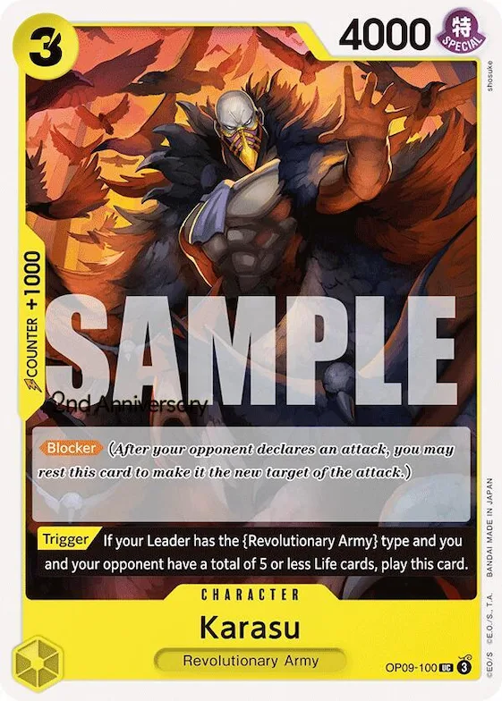 Corbeau op9-100 – OP09 – Emperors in the New World: 2nd Anniversary Tournament Cards