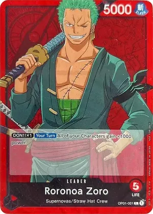 Roronoa Zoro #op1-001 – One Piece Demo Deck Cards