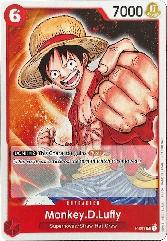 Monkey.D.Luffy (001) #p-001 – One Piece Demo Deck Cards