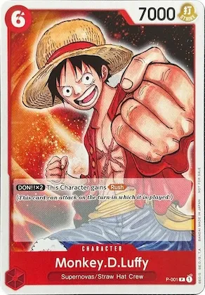 Monkey.D.Luffy (001) p-001 – One Piece Demo Deck Cards