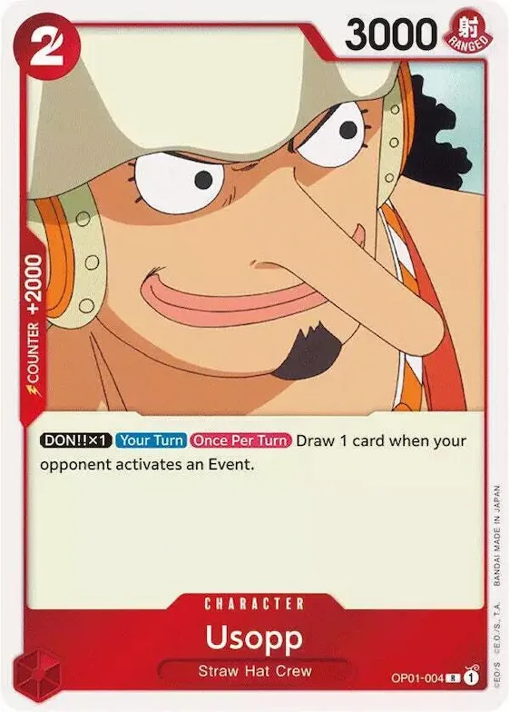 Usopp #op1-004 – One Piece Demo Deck Cards