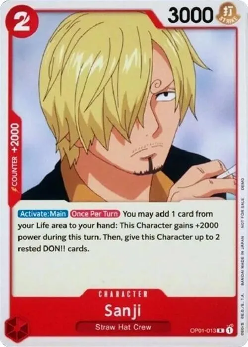 Sanji #op1-013 – One Piece Demo Deck Cards
