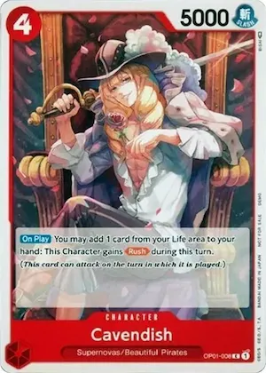 Cavendish op1-008 – One Piece Demo Deck Cards