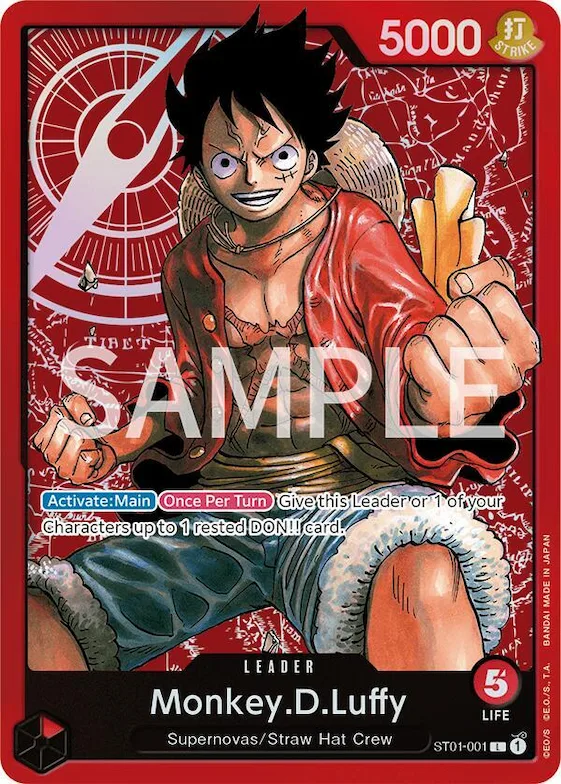 Monkey.D.Luffy #st1-001 – Revision Pack Cards