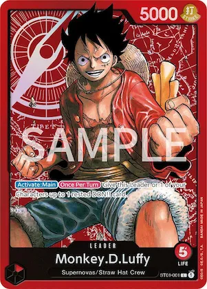 Monkey.D.Luffy st1-001 – Revision Pack Cards