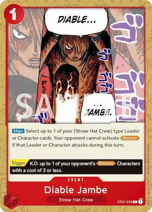 Diable Jambe #st1-016 – Revision Pack Cards
