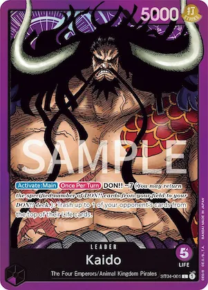Kaido (001) #st4-001 – Revision Pack Cards