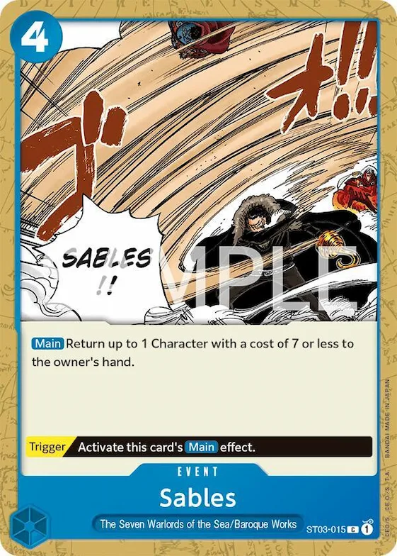 Sables #st3-015 – Revision Pack Cards