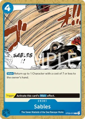 Sables #st3-015 – Revision Pack Cards