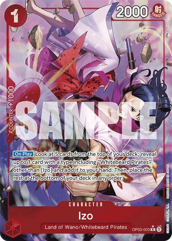 Izo (OP03-003) (Alternate Art) #op3-003 – Premium Booster -The Best-