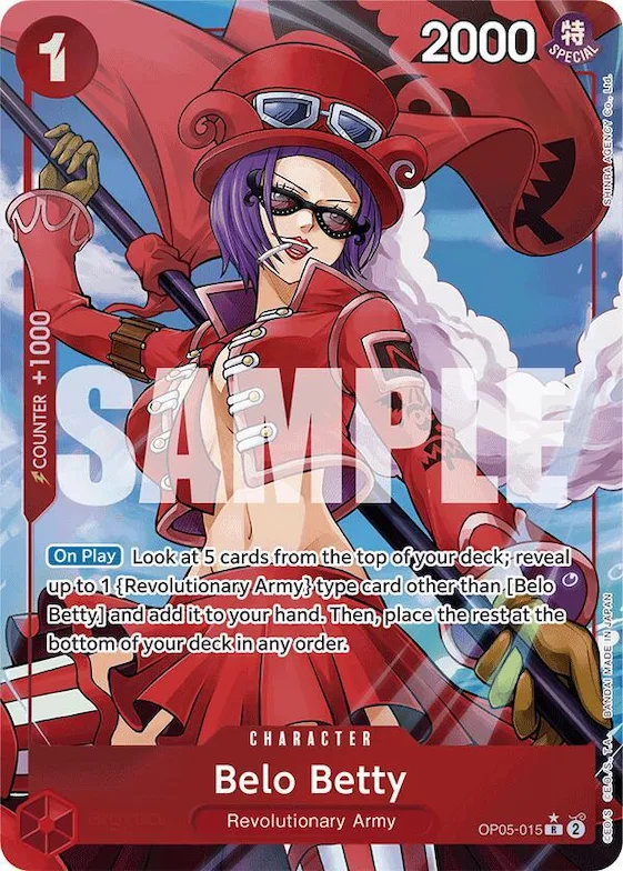 Belo Betty (Alternate Art) #op5-015 – Premium Booster -The Best-