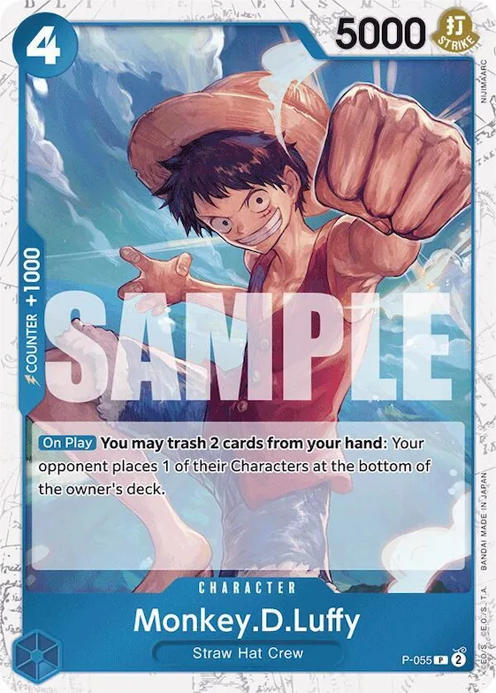 Monkey.D.Luffy (P-055) (Jolly Roger Foil) #p-055 – Premium Booster -The Best-