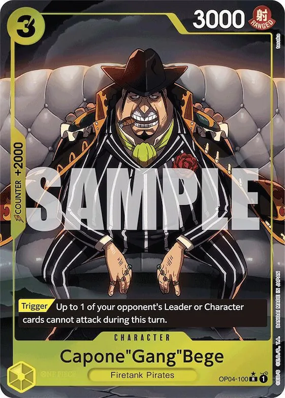 Capone"Gang"Bege (OP04-100) (Alternate Art) #op4-100 – Premium Booster -The Best-