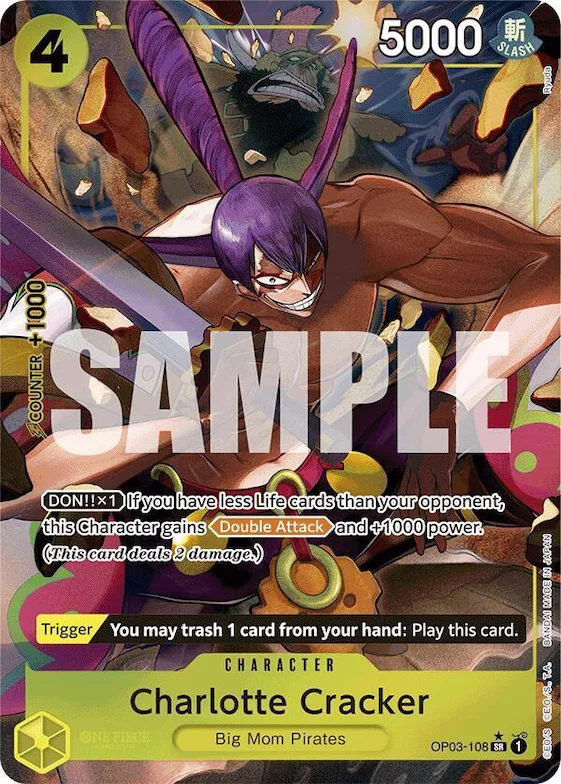 Charlotte Cracker (Alternate Art) #op3-108 – Premium Booster -The Best-