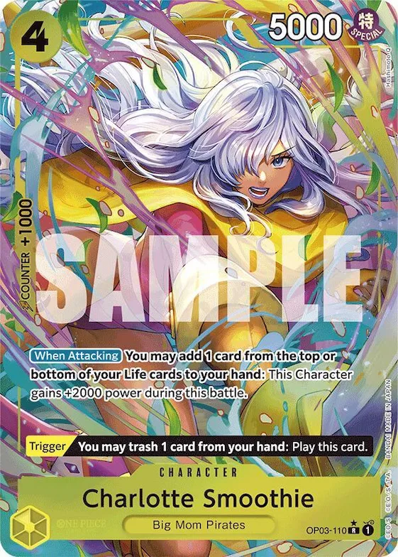 Charlotte Smoothie (Alternate Art) #op3-110 – Premium Booster -The Best-