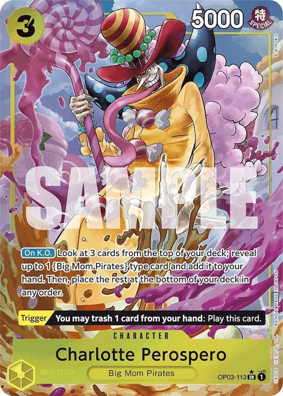 Charlotte Perospero (Alternate Art) #op3-113 – Premium Booster -The Best-