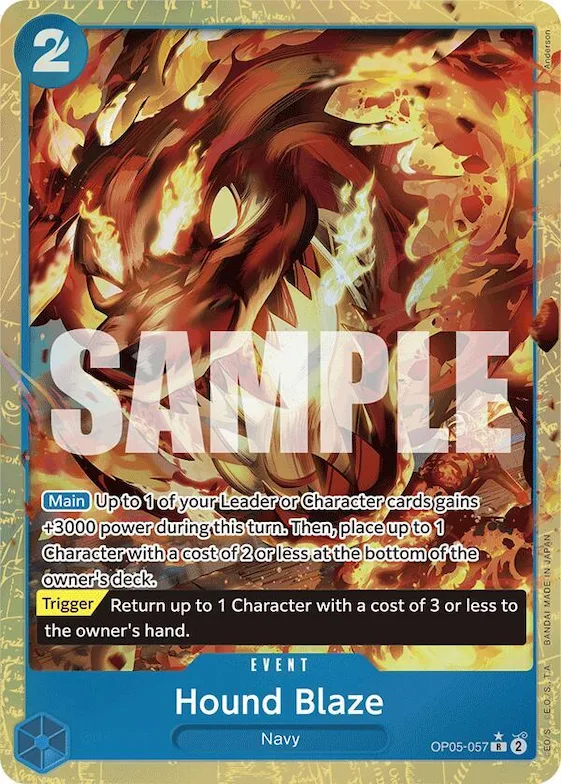 Hound Blaze (Alternate Art) #op5-057 – Premium Booster -The Best-