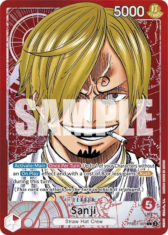 Sanji (PRB01-001) (Alternate Art) #prb1-001 – Premium Booster -The Best-