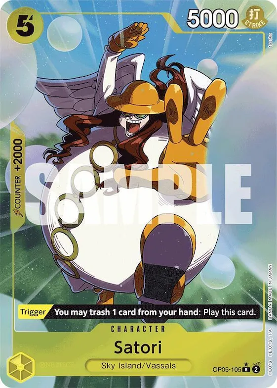 Satori (Alternate Art) #op5-105 – Premium Booster -The Best-
