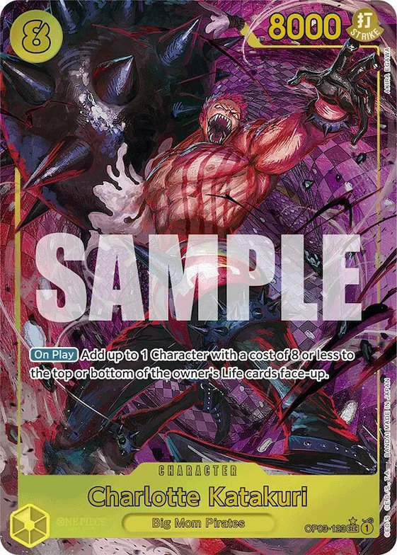 Charlotte Katakuri (Alternate Art) #op3-123 – Premium Booster -The Best-