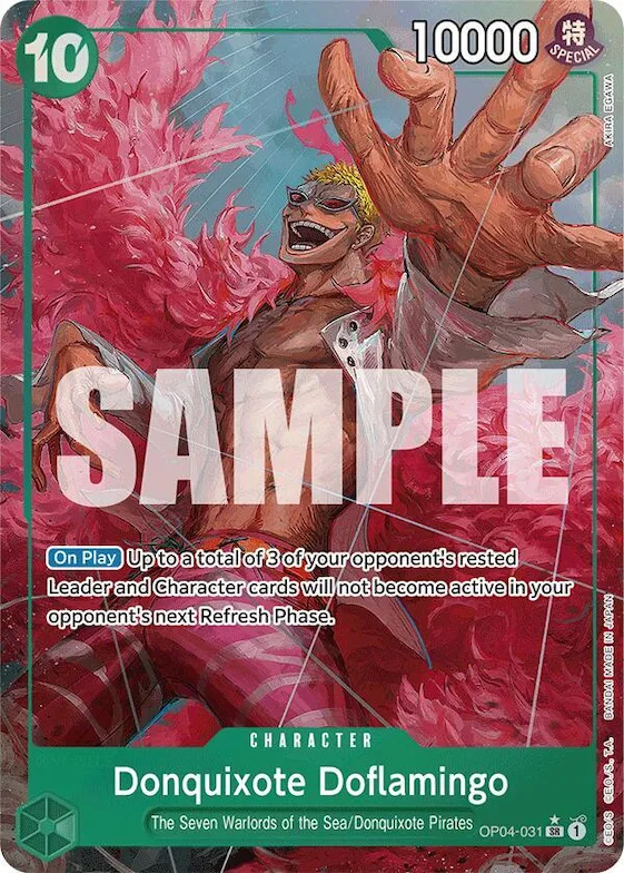 Donquixote Doflamingo (Alternate Art) #op4-031 – Premium Booster -The Best-