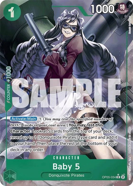 Baby 5 (OP05-034) (Full Art) #op5-034 – Premium Booster -The Best-