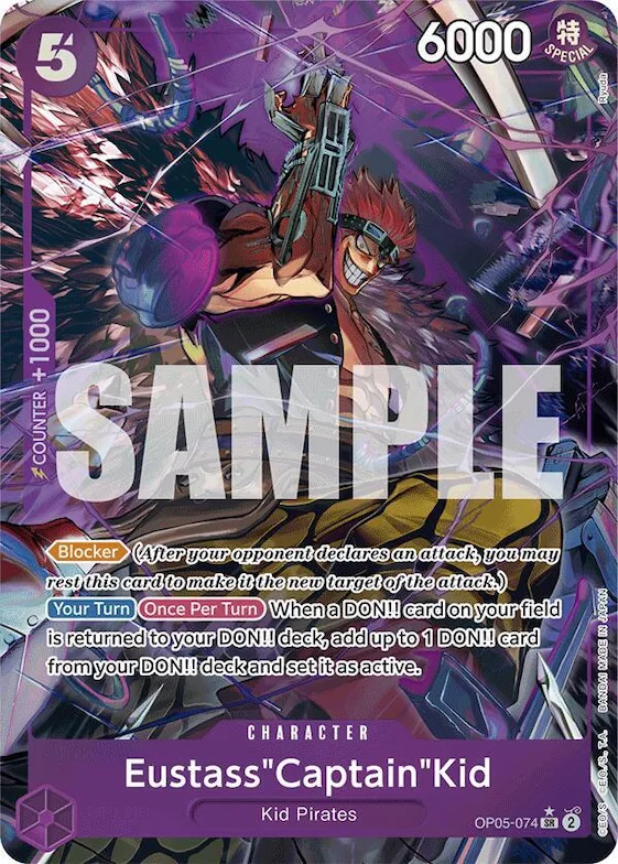 Eustass"Captain"Kid (OP05-074) (Alternate Art) #op5-074 – Premium Booster -The Best-