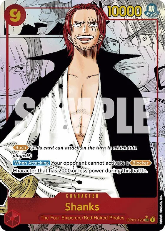 Shanks (Manga) #op1-120 – Premium Booster -The Best-