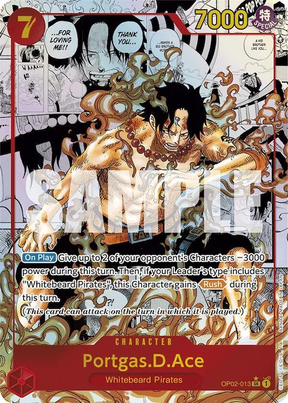 Portgas.D.Ace (Manga) #op2-013 – Premium Booster -The Best-