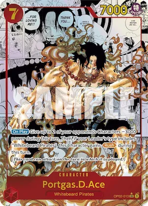 Portgas.D.Ace (Manga) op2-013 – PRB01 – Premium Booster -The Best-