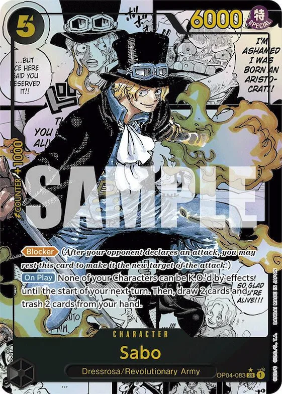 Sabo (OP04-083) (Manga) #op4-083 – Premium Booster -The Best-