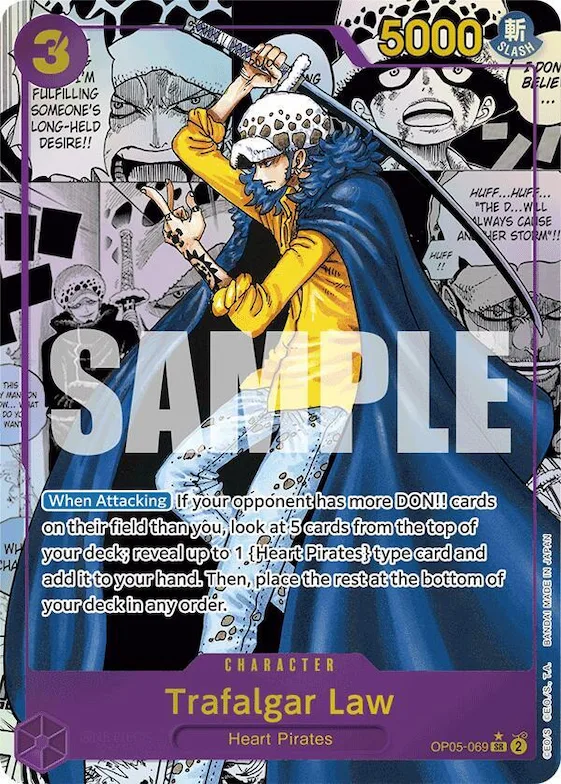 Trafalgar Law (OP05-069) (Manga) #op5-069 – Premium Booster -The Best-