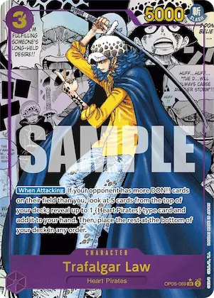 Trafalgar Law (OP05-069) (Manga) op5-069 – PRB01 – Premium Booster -The Best-