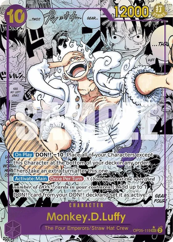 Monkey.D.Luffy (OP05-119) (Manga) #op5-119 – Premium Booster -The Best-