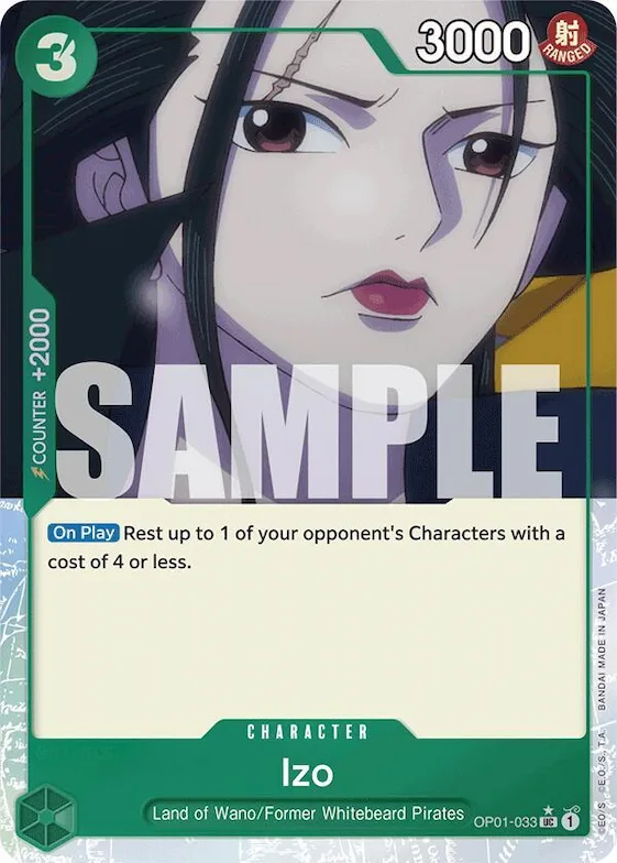 Izo (OP01-033) (Full Art) #op1-033 – Premium Booster -The Best-