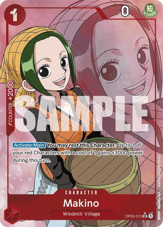 Makino (Full Art) #op2-015 – Premium Booster -The Best-
