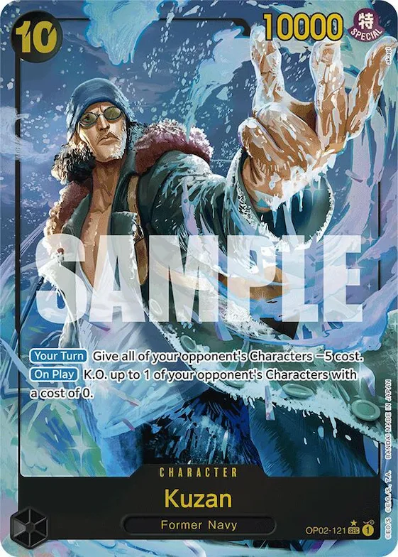 Kuzan (OP02-121) (Alternate Art) #op2-121 – Premium Booster -The Best-