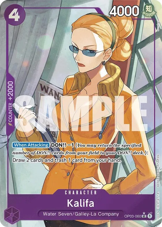 Kalifa (Full Art) #op3-060 – Premium Booster -The Best-
