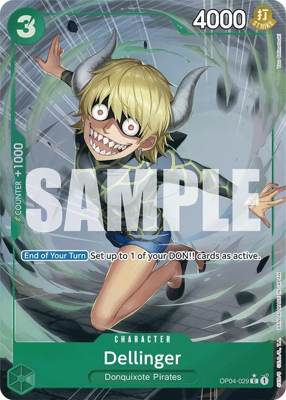 Dellinger (Full Art) #op4-029 – Premium Booster -The Best-