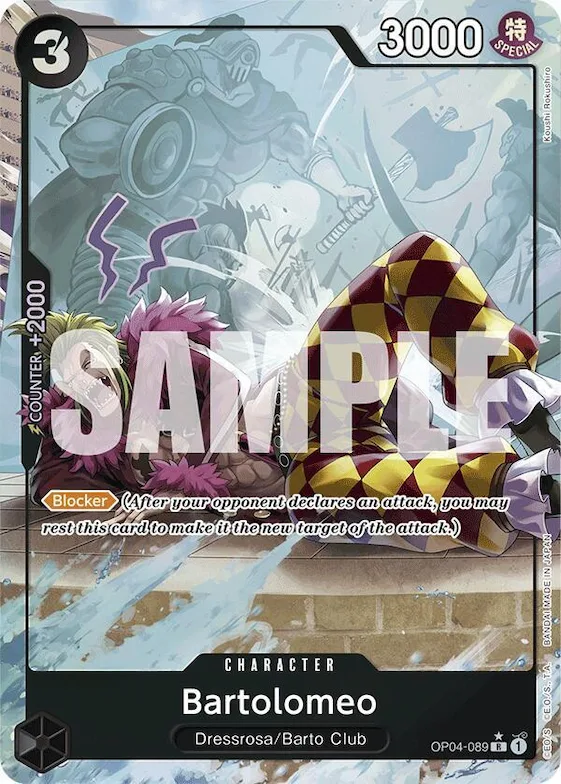 Bartolomeo (OP04-089) (Full Art) #op4-089 – Premium Booster -The Best-