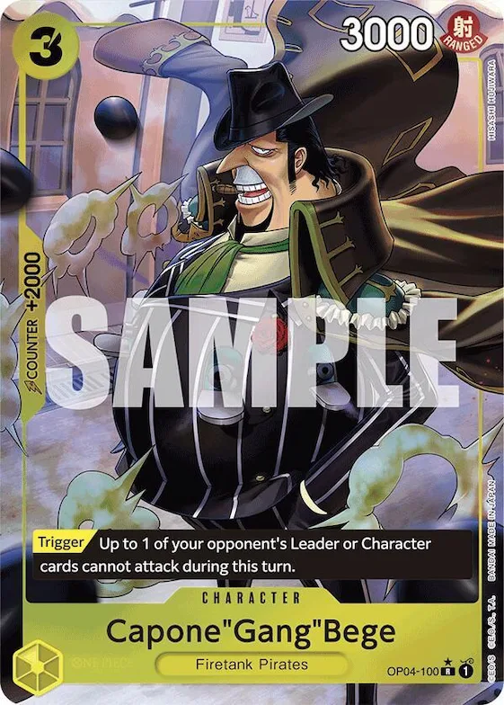 Capone"Gang"Bege (OP04-100) (Full Art) #op4-100 – Premium Booster -The Best-