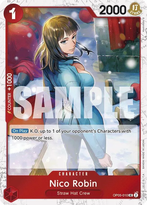 Nico Robin (Jolly Roger Foil) #op5-010 – Premium Booster -The Best-