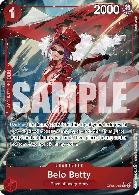Belo Betty (Full Art) #op5-015 – Premium Booster -The Best-