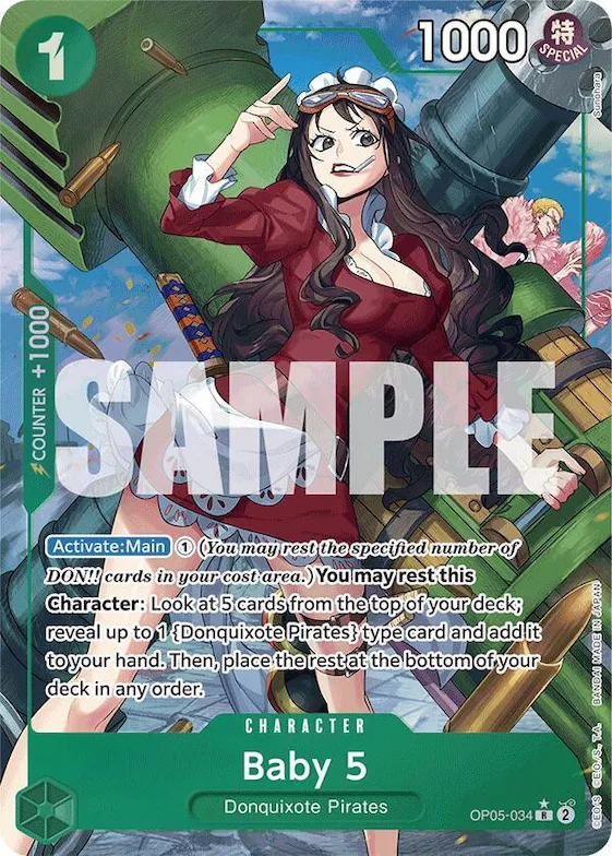 Baby 5 (OP05-034) (Alternate Art) #op5-034 – Premium Booster -The Best-